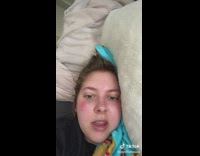 Girl talks about being mad at boyfriend