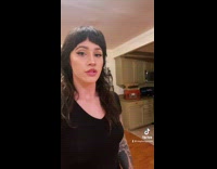 Woman checks echo in apartment by farting