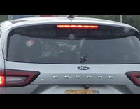 Rear wiper moves with no blade attached