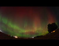 timelapse of the northern lights 