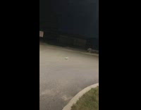 Soda bottle thrown has delay explosion 