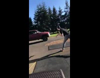 Collab VIBES - Guy Throws Basketball At Truck and Gets Payback