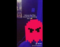 boy watching from window blue room