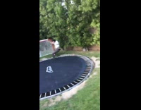 Guy back flips lands on back of neck