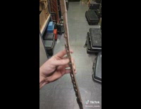 Showing and holding flute metal flute 