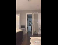 Nasa sweater girl changes into white lingerie 