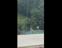 Collab IITW - Men Takes Pictures of Ladies in Infinity Pool