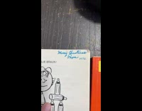 Used Orange German Charlie Brown Comic Books