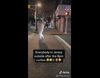 Jersey after curfew white hazmat suit guy 