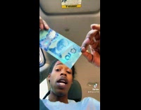 Collab BitchIG2 - Guy shows canadian 5 dollar bill