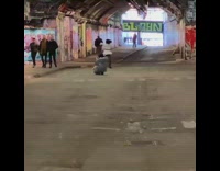 Collab IITW - Kpop Dancer Films Video in Graffiti Tunnel 