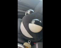 Collab BitchMP - Girl wears black mouse helmet no mask