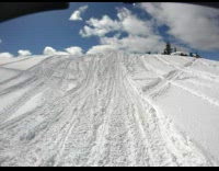 Guy does jump on snowmobile Part 1 