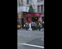 Crash crash happens near wedding photos 