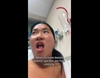 Nurse teasing submitter about lock jaw