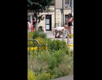 Collab WINY - Rat man wiggle butt in front of woman