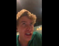 Man ordering cocka-doodle-doo at diner