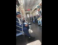 guys exchange casino chips on subway