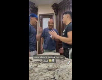 Brothers prank their dad with tiktok dance 