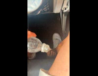 Collab Clips mpugc - Foot sticking out under mans seat