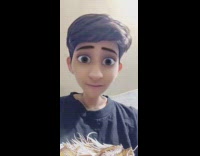 Collab BitchIG2 - Gender fluid person uses disney eyes filter 