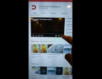 Man watches Daily Dose of Internet at the restaurant kiosk