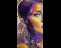 Tiktok jhene aiko painting art 