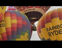 Hot air balloon gondola hit other balloon