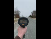 Guy wear skate shoes fast speed radar