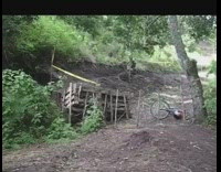 Guy rides off ramp bike hits face 