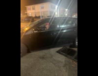 Womans car horn sounds strange after accident 