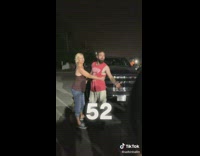 Man Argues at Teens on Parking Lot