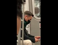 Collab Subway Creatures - Guy alls stranger on subway Steve Nash 