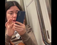 Collab WINY - Woman read and type angry message on phone