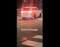 Crossing barrier gate stuck on SUV car window