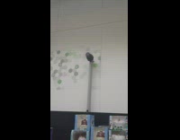 Supermarket uses hologram wheels for their advertisement