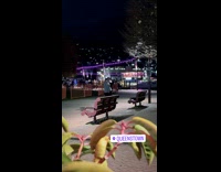 Collab IITW - Two Ladies Dancing in the Park at Night