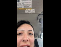 Cow inside of trailer truck lion