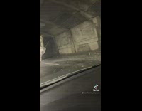 Truck stuck in underpass 