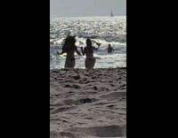 Two women bikini flex butt beach pictorial Part 1