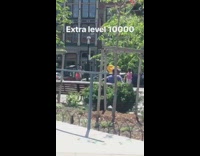 Pink shirt lady gold foil thirty balloons 