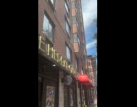 Flood from apartment leaks to the street