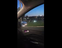 Man twerks street corner with video flash