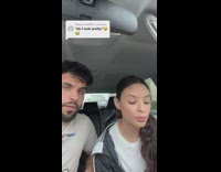 Girlfriend puts makeup on boyfriend 