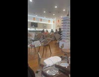 Collab WINY - Woman use metro card at nail salon