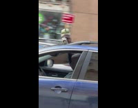 Baby yoda moves above sunroof 