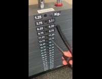 Heavy bars pin inserted sounds like notification