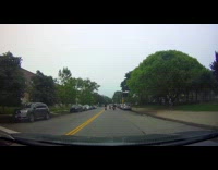 Men on motorcycles fighting on the street 