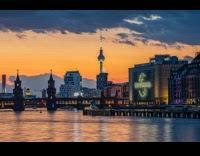 Time lapse video of city near river