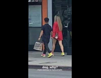 Couple walking holding hands share shoes